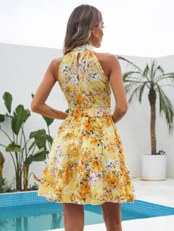 Cheap Princesse Fleurie Robe Courte Fluide Fleurie
