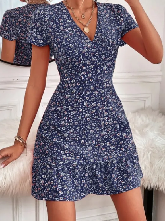 Best Princesse Fleurie Robe de Cocktail Fleurie Courte