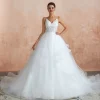 Best Sale Princesse Fleurie Robe de Mariée Fleurie à Bretelles