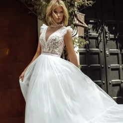 Fashion Princesse Fleurie Robe de Mariée Fleurie Champêtre