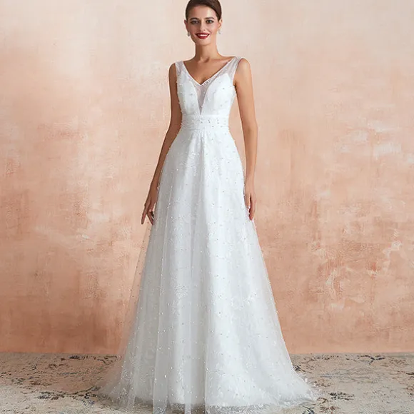 New Princesse Fleurie Robe de Mariée Fleurie Empire