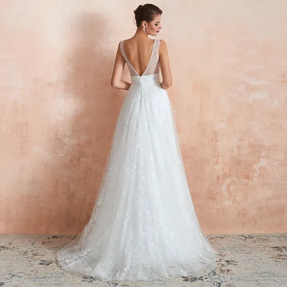 New Princesse Fleurie Robe de Mariée Fleurie Empire