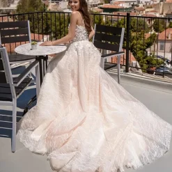 Online Princesse Fleurie Robe de Mariée Fleurie Haute Couture