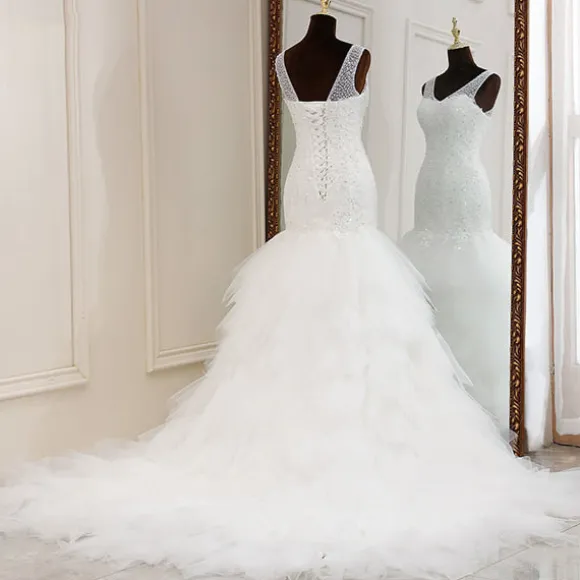 Best Princesse Fleurie Robe de Mariée Fleurie Volants