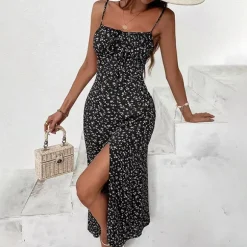 Clearance Princesse Fleurie Robe Fleurie à Bretelles