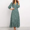 Hot Princesse Fleurie Robe Fleurie Boutonnée