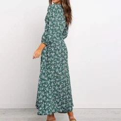 Hot Princesse Fleurie Robe Fleurie Boutonnée
