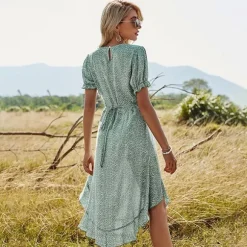 Store Princesse Fleurie Robe Fleurie Col Rond