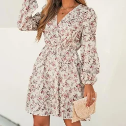 Clearance Princesse Fleurie Robe Fleurie Courte Bohème Chic