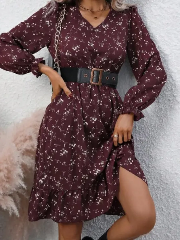 Online Princesse Fleurie Robe Fleurie Courte Chic