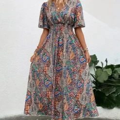 Flash Sale Princesse Fleurie Robe Fleurie Décolleté