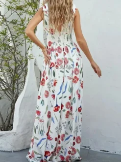Outlet Princesse Fleurie Robe Fleurie Dos Ouvert