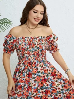 Store Princesse Fleurie Robe Fleurie Grande Taille