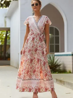 Hot Princesse Fleurie Robe Fleurie Hippie