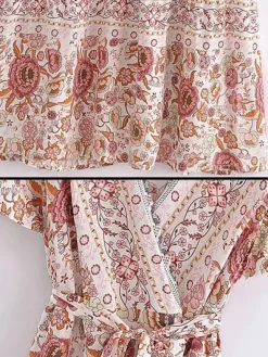 Hot Princesse Fleurie Robe Fleurie Hippie