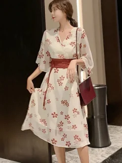 Hot Princesse Fleurie Robe Fleurie Japonaise
