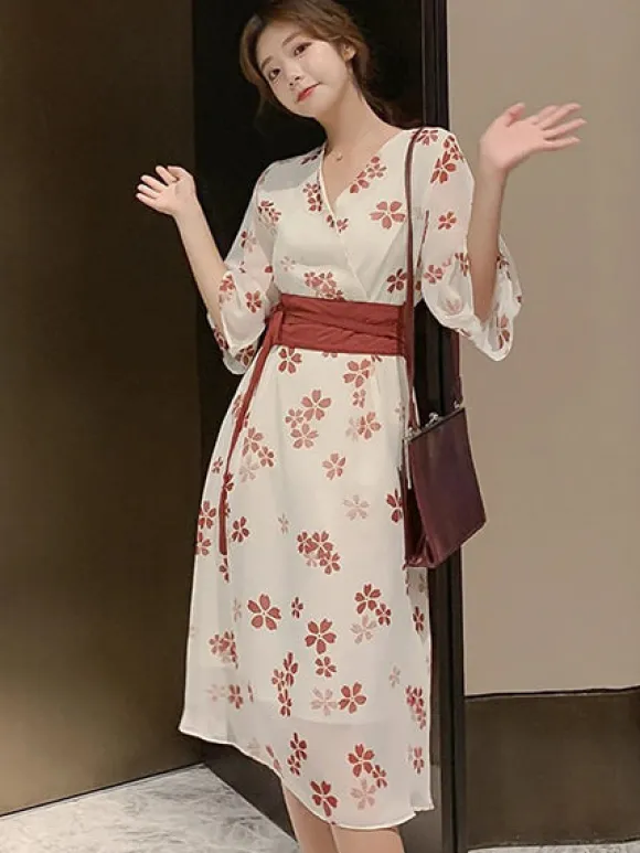 Hot Princesse Fleurie Robe Fleurie Japonaise