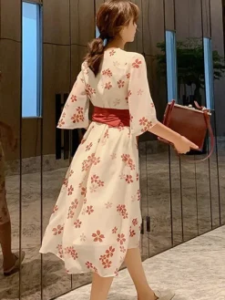 Hot Princesse Fleurie Robe Fleurie Japonaise