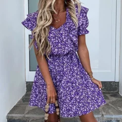 Clearance Princesse Fleurie Robe Fleurie Lilas