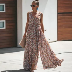 Best Sale Princesse Fleurie Robe Fleurie Longue Bohème Été