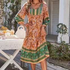 Flash Sale Princesse Fleurie Robe Fleurie Longue Hippie