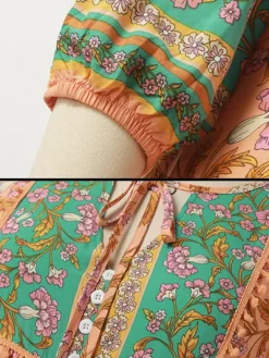 Flash Sale Princesse Fleurie Robe Fleurie Longue Hippie