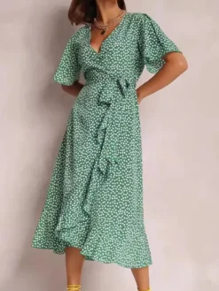 Best Sale Princesse Fleurie Robe Fleurie Longue Verte