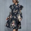 Sale Princesse Fleurie Robe Fleurie Manche Gigot