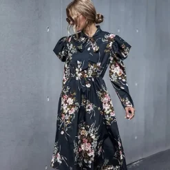 Sale Princesse Fleurie Robe Fleurie Manche Gigot