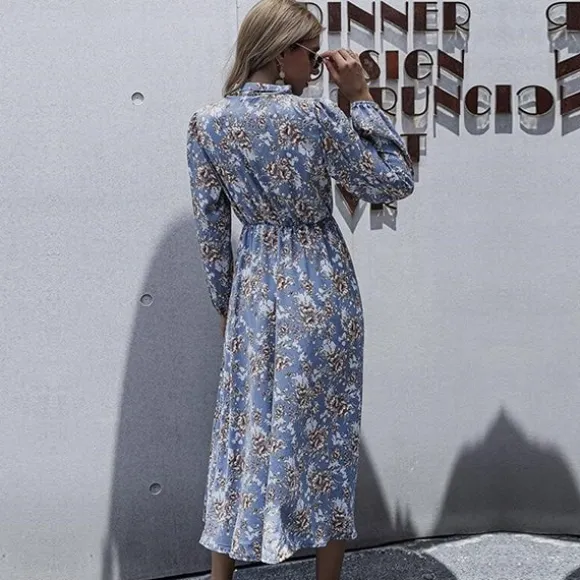 Sale Princesse Fleurie Robe Fleurie Manches Bouffantes