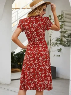 Outlet Princesse Fleurie Robe Fleurie Midi Chic
