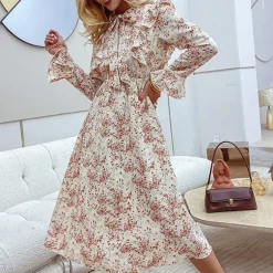 Sale Princesse Fleurie Robe Fleurie Nœud Bowknot