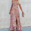 Store Princesse Fleurie Robe Fleurie Épaules Dénudées
