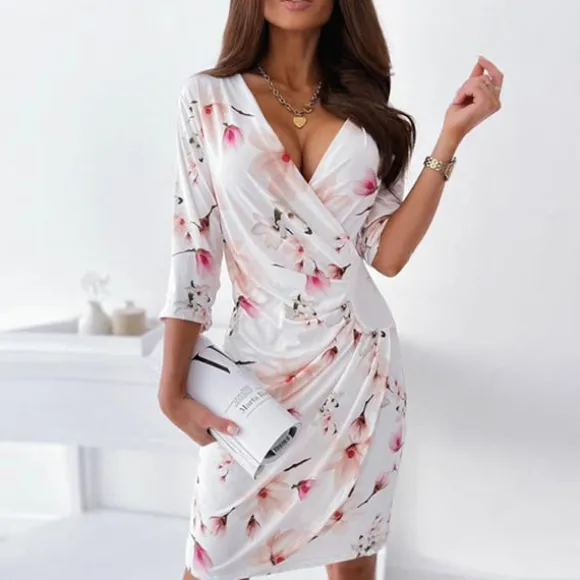 Cheap Princesse Fleurie Robe Fleurie Près du Corps