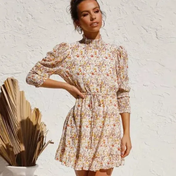 New Princesse Fleurie Robe Fleurie Rétro