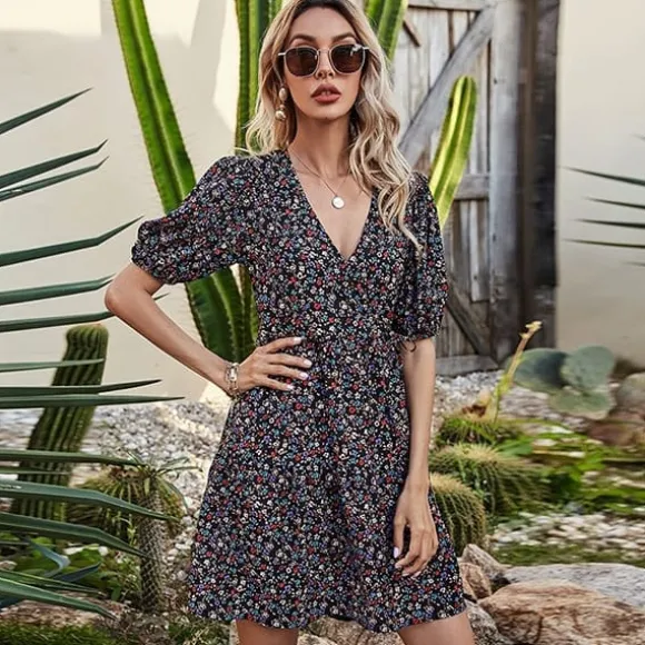 Outlet Princesse Fleurie Robe Fleurie Style Rock
