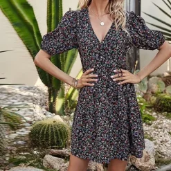 Outlet Princesse Fleurie Robe Fleurie Style Rock