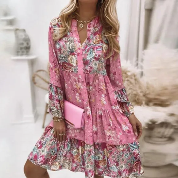 Online Princesse Fleurie Robe Fleurie Tunique