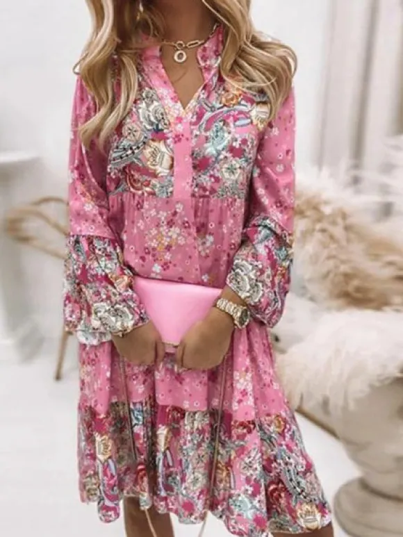 Online Princesse Fleurie Robe Fleurie Tunique