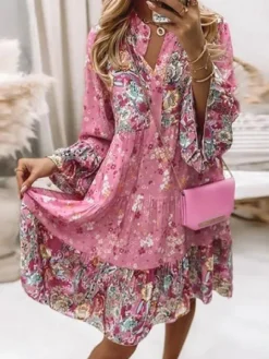 Online Princesse Fleurie Robe Fleurie Tunique