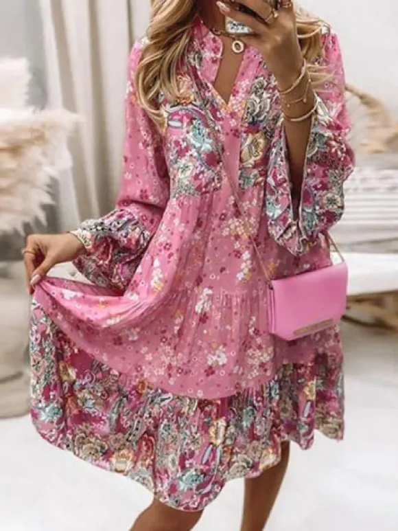 Online Princesse Fleurie Robe Fleurie Tunique