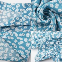 Outlet Princesse Fleurie Robe Fleurie Turquoise