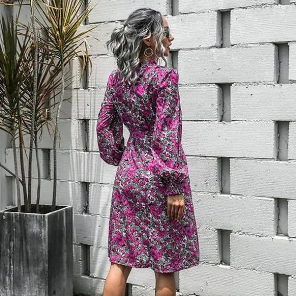 Clearance Princesse Fleurie Robe Fleurie Violette