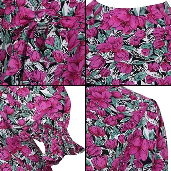 Clearance Princesse Fleurie Robe Fleurie Violette