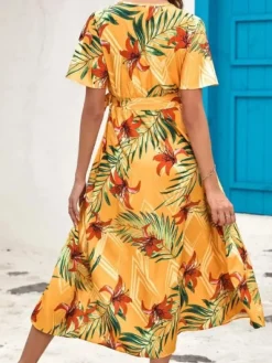 Cheap Princesse Fleurie Robe Jaune Fleurie