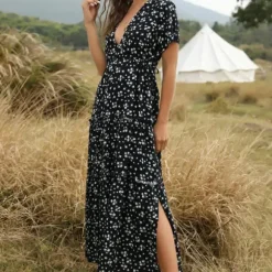 Best Sale Princesse Fleurie Robe Longue Fleurie Bohème Hippie
