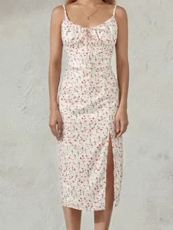 Discount Princesse Fleurie Robe Longue Fleurie Cintrée
