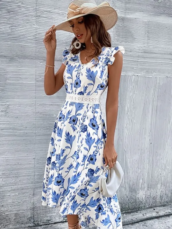 Discount Princesse Fleurie Robe Longue Fleurie Cocktail