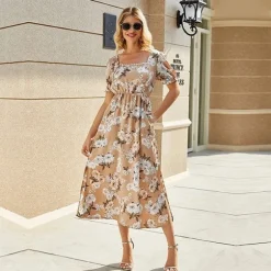 Hot Princesse Fleurie Robe Longue Fleurie Cérémonie