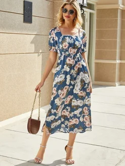 Hot Princesse Fleurie Robe Longue Fleurie Cérémonie